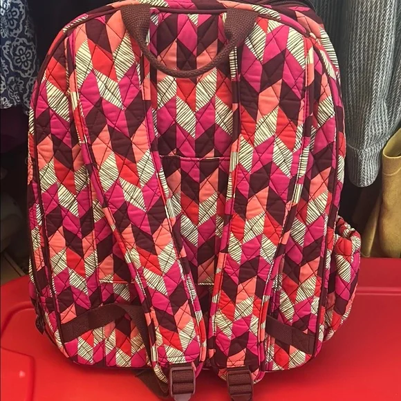 Vera Bradley Campus Tech Quilted Backpack - Bohemian Chevron - Picture 6 of 6